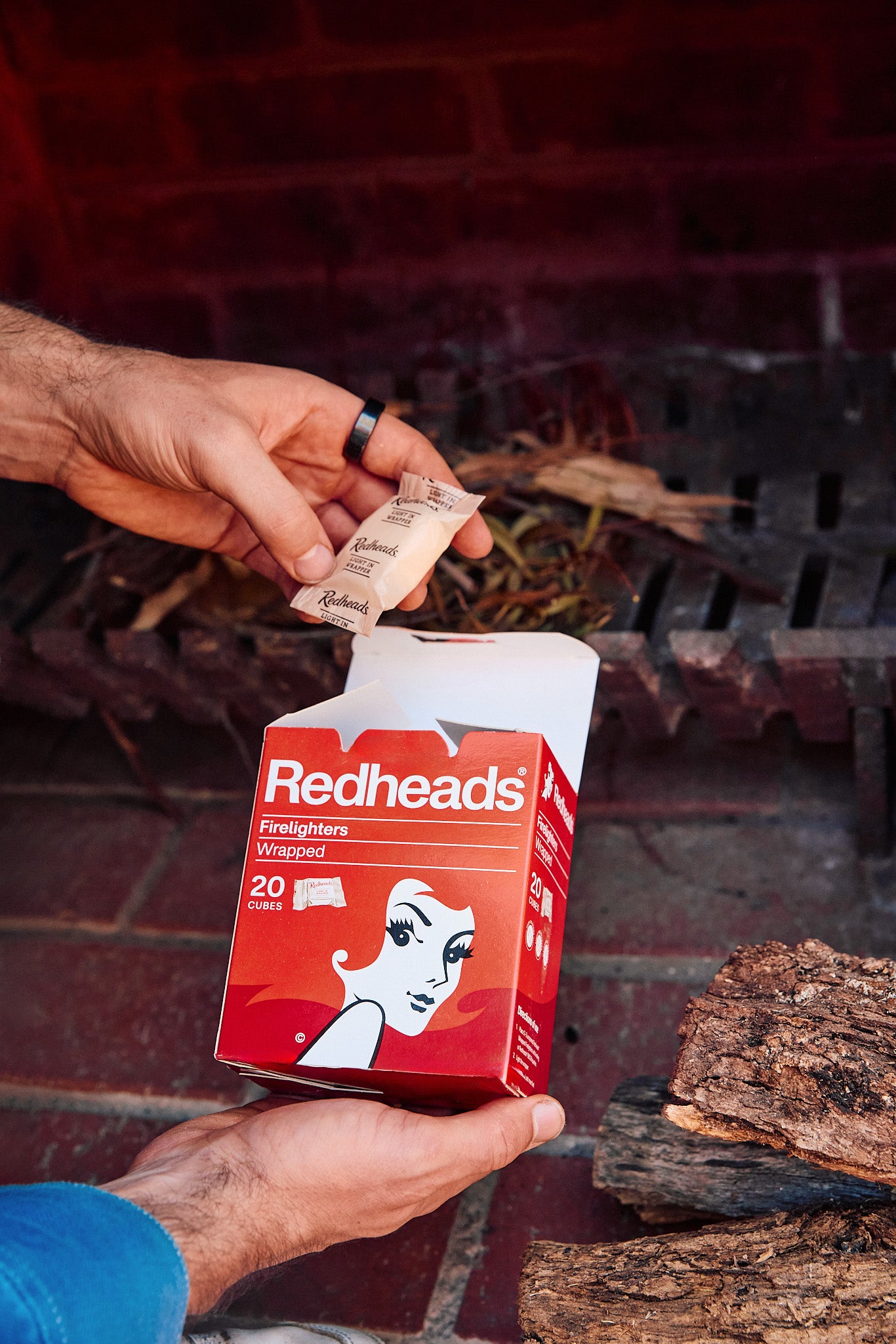 Redheads® Wrapped Firelighters