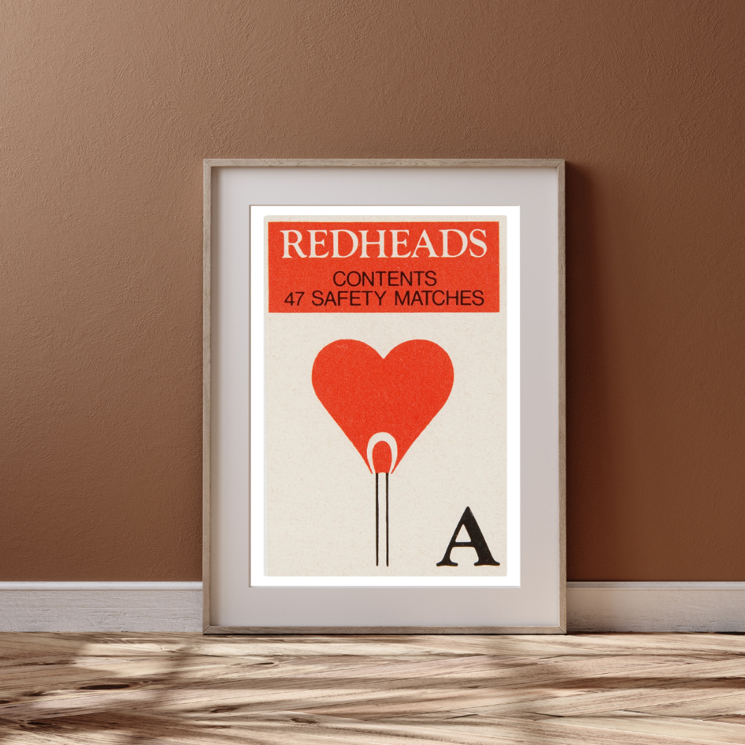 Redheads® Poster Poker Heart