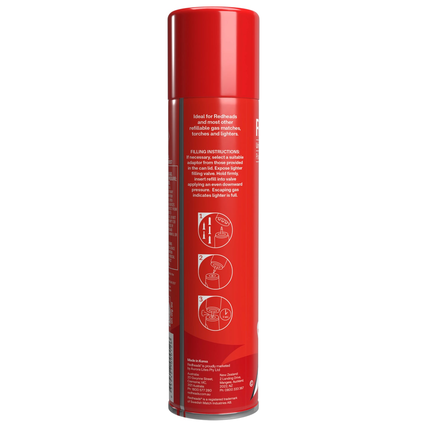 Redheads® Butane Gas Refill