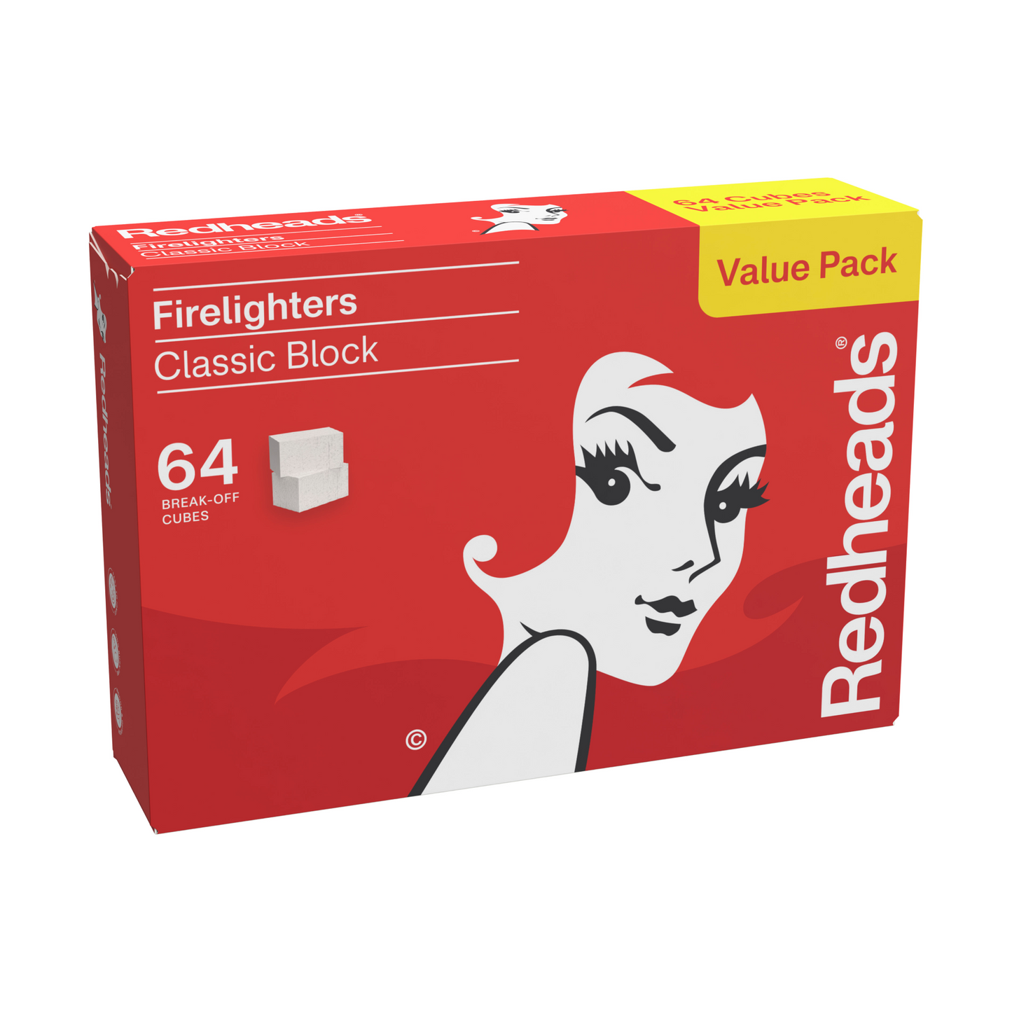 Redheads® Classic Block Firelighters