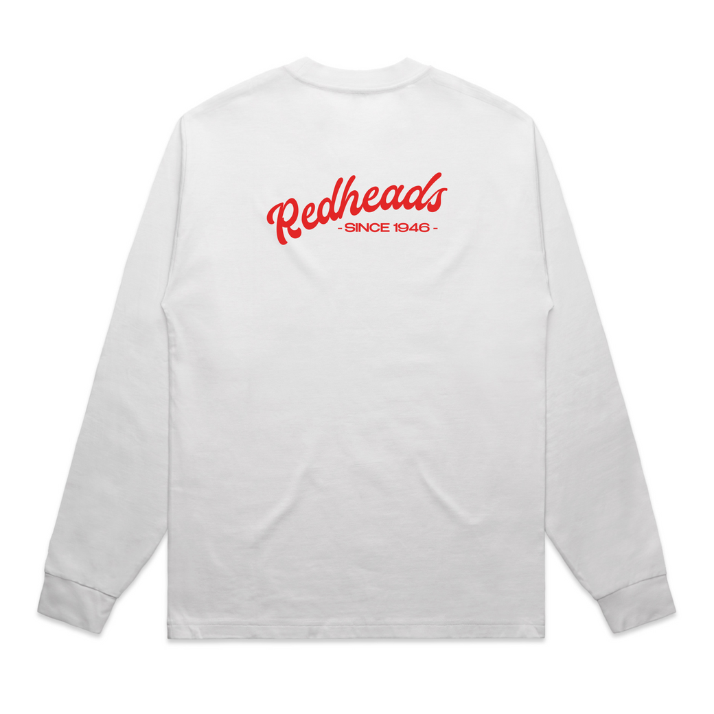 Redheads® T-Shirt Long-Sleeve  | White