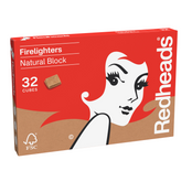 Redheads® Natural Block Firelighters