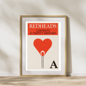 Redheads® Poster | Poker Heart