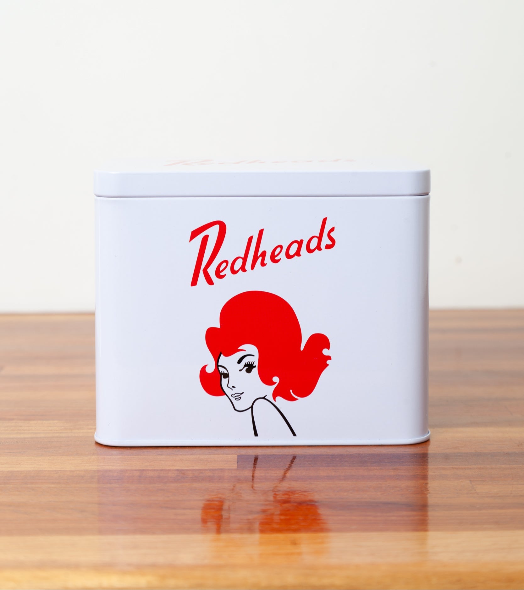 Redheads® Storage Tin White
