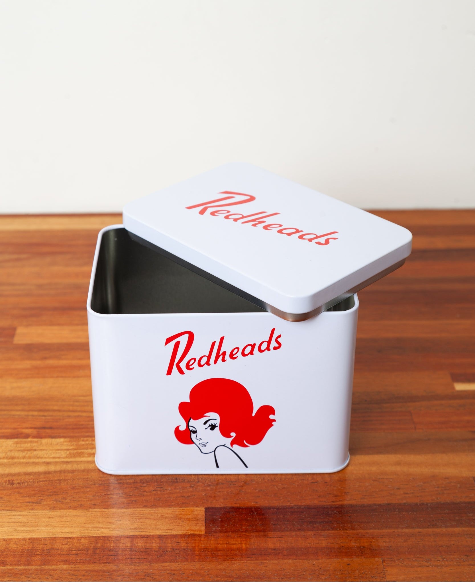Redheads® Storage Tin White