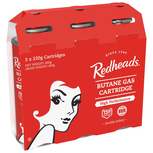 Redheads® Butane Gas Cartridges