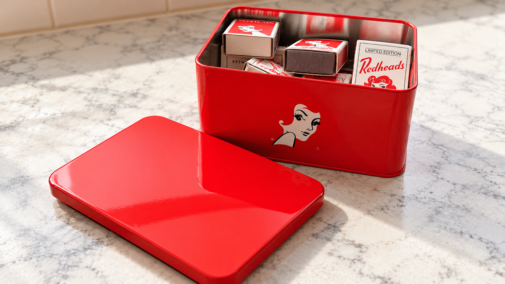 Redheads Classic Tin Red
