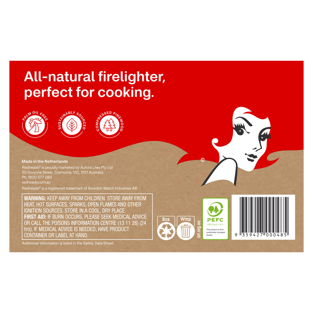 Redheads Natural Block Firelighters