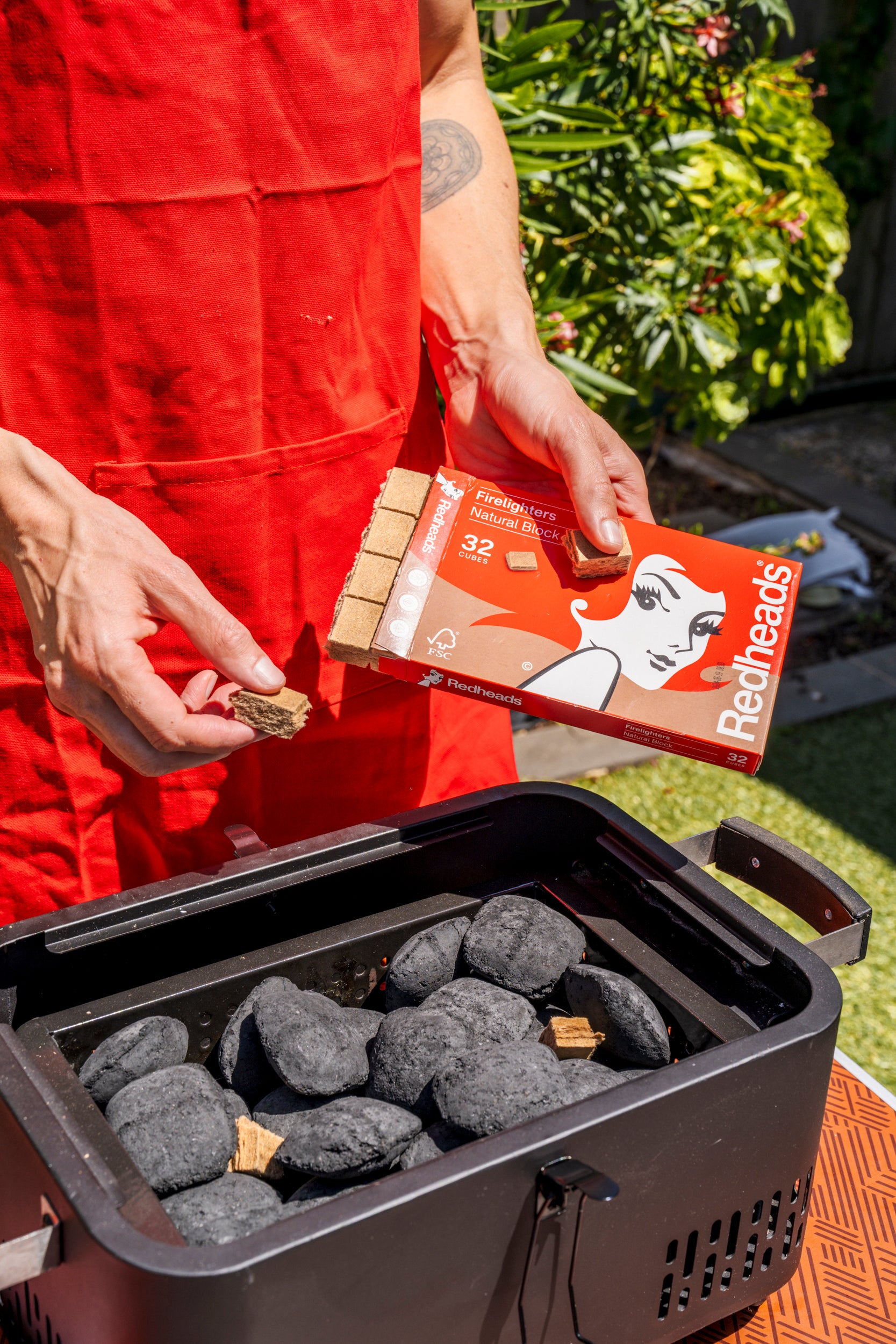 Redheads® Natural Block Firelighters – Sustainable & Palm Oil-Free
