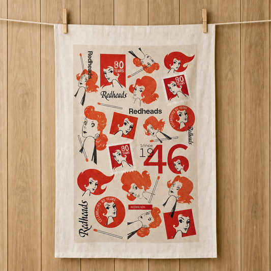 Redheads Tea Towel Since 1946