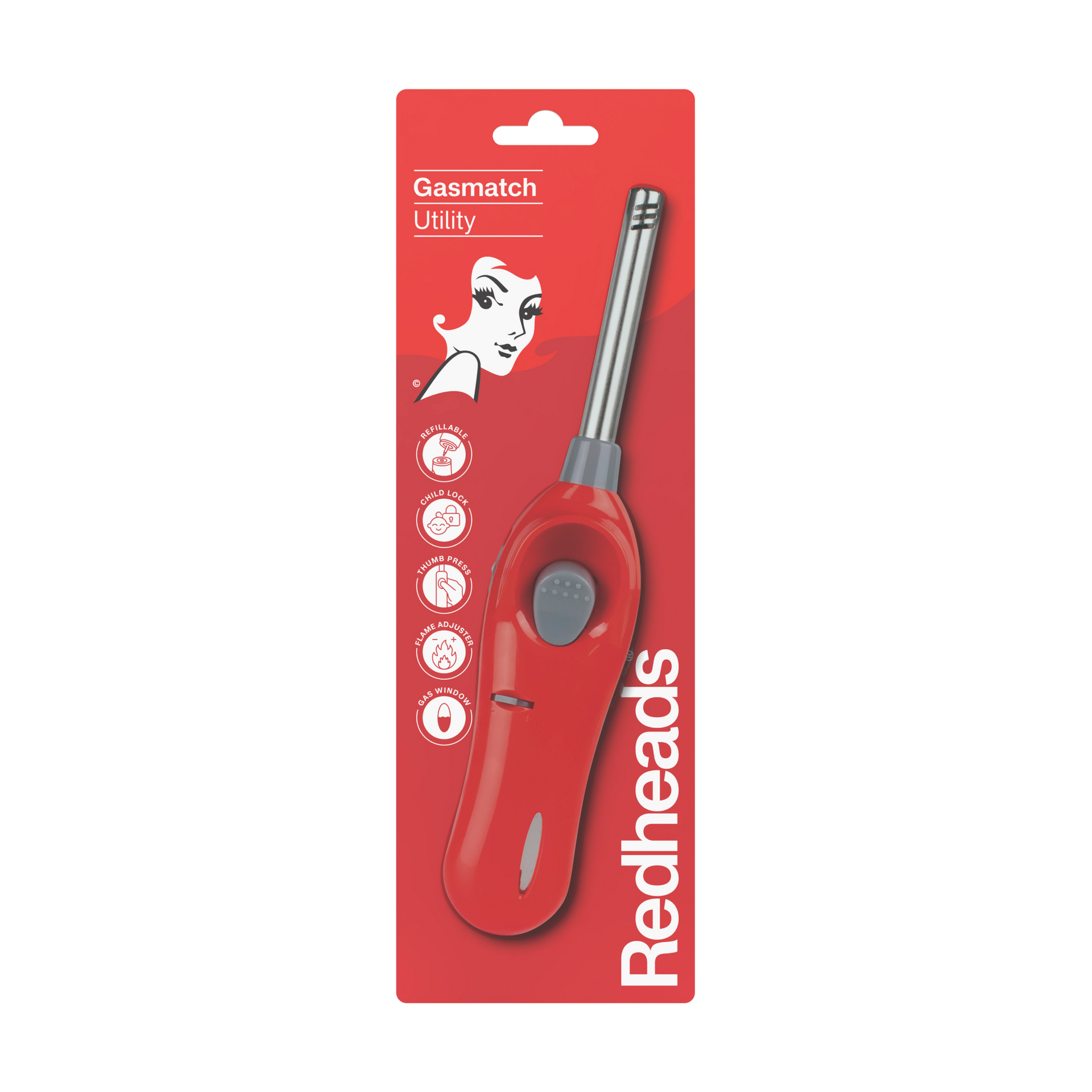 Redheads® Utility Gasmatch - All-Purpose Utility Lighter