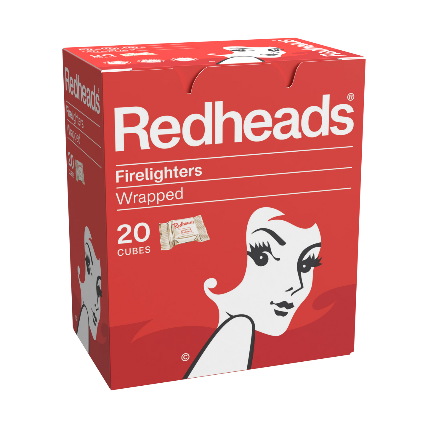 Redheads® Wrapped Firelighters